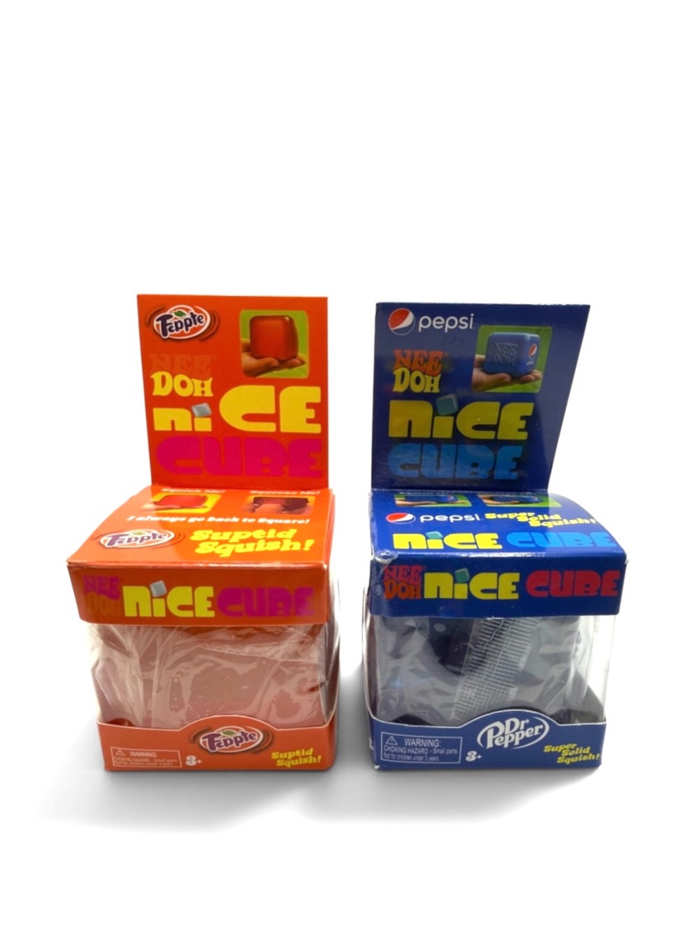 NeeDoh Nice Cube Soda Sensory Fidget Toy – 2 Pack Bundle